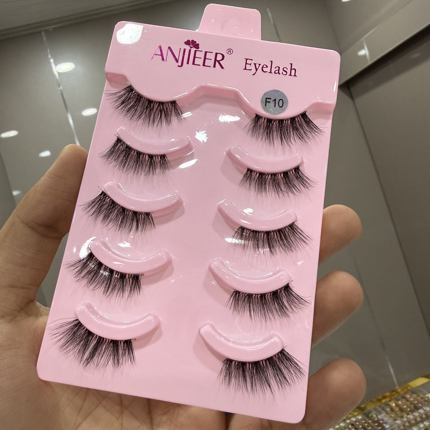 Anjieer Half Eyelashes 5 Pairs in 1 (F10)