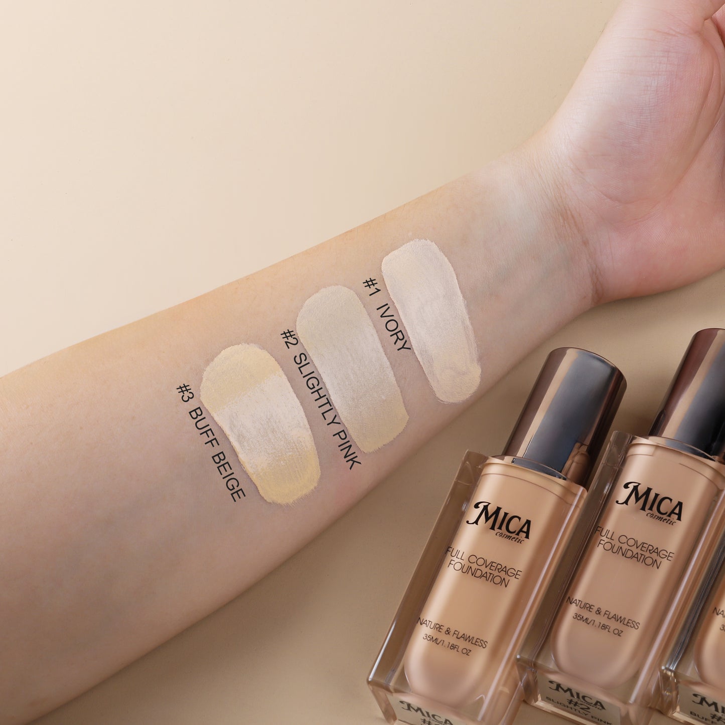 Mica Full Coverage Foundation #3