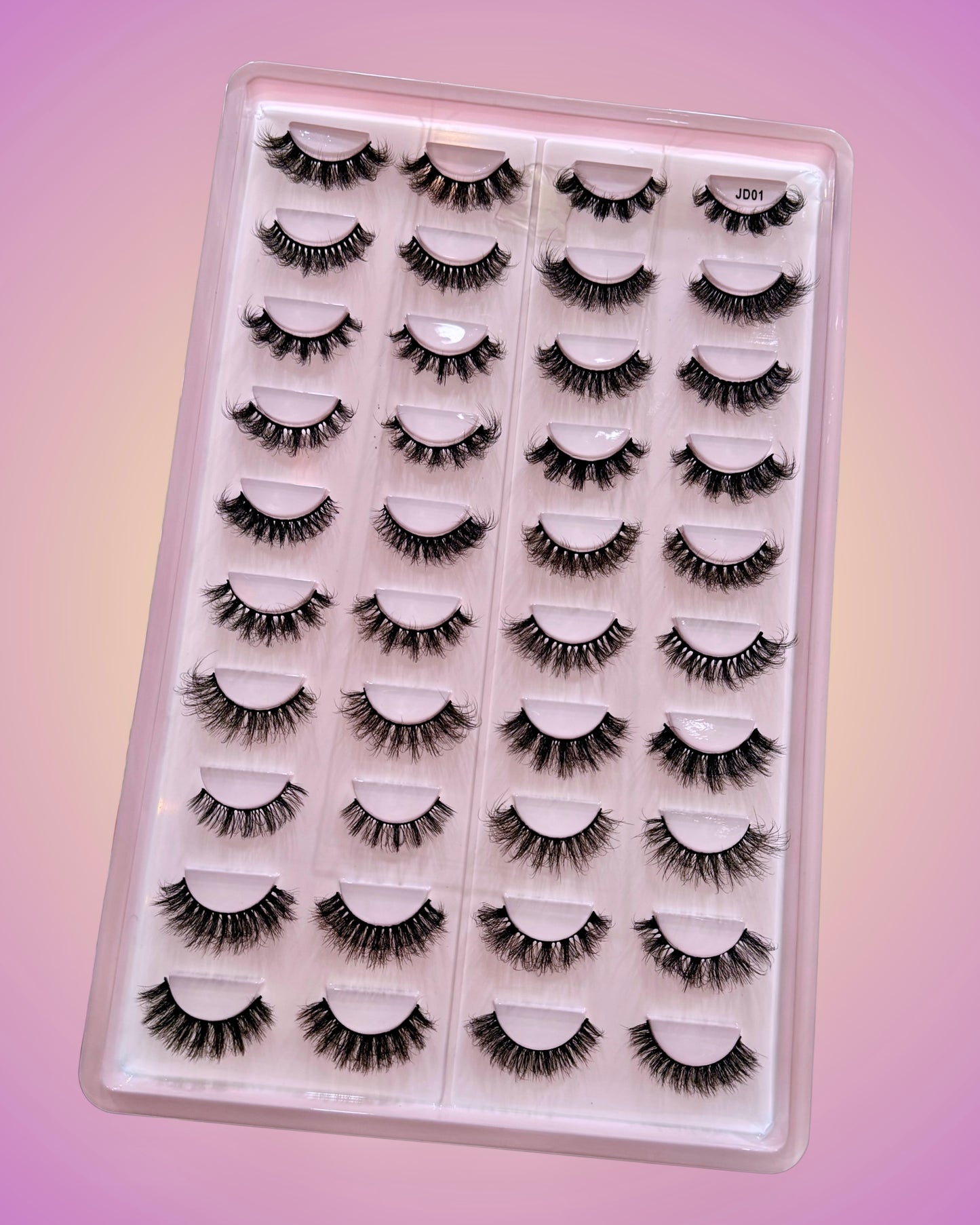 20 Pairs Mink Eye Lashes