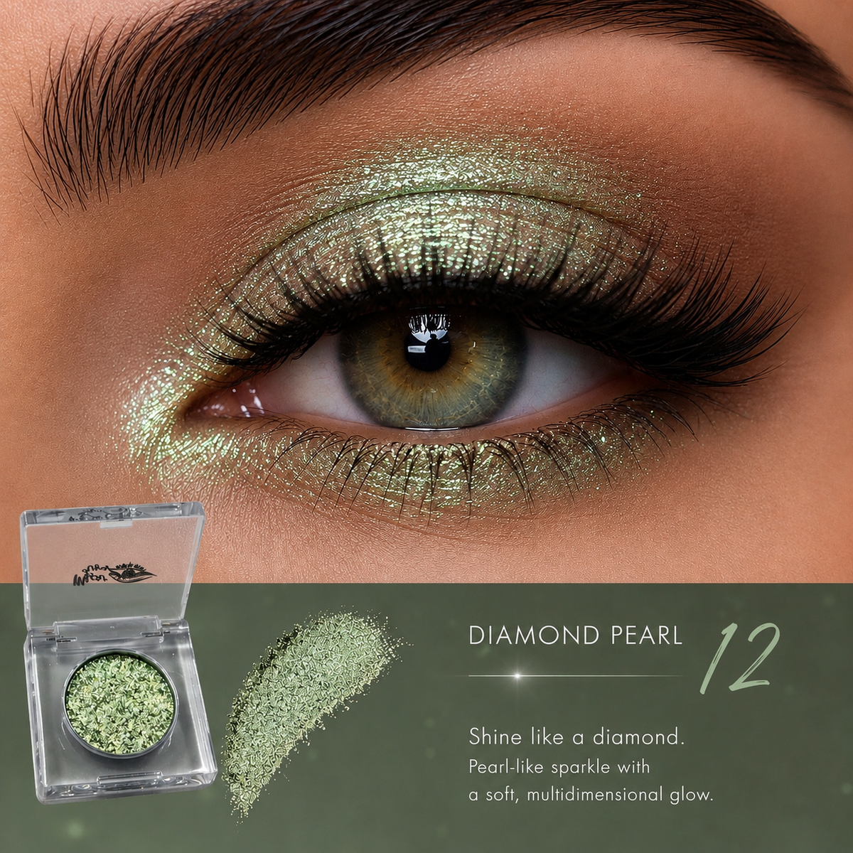 Diamond Pearl Pressed Eyeshadow No 12