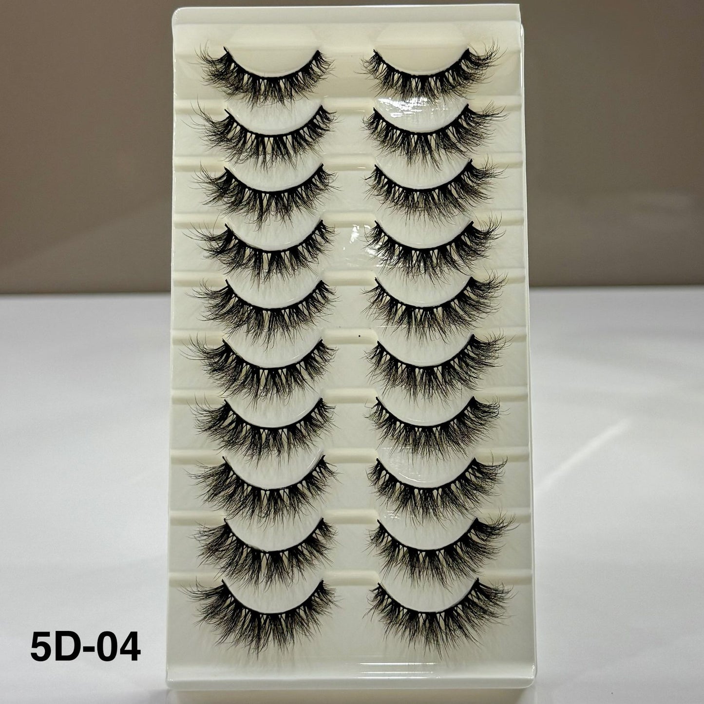 10 Pair Mink Eyelashes (5D-04)