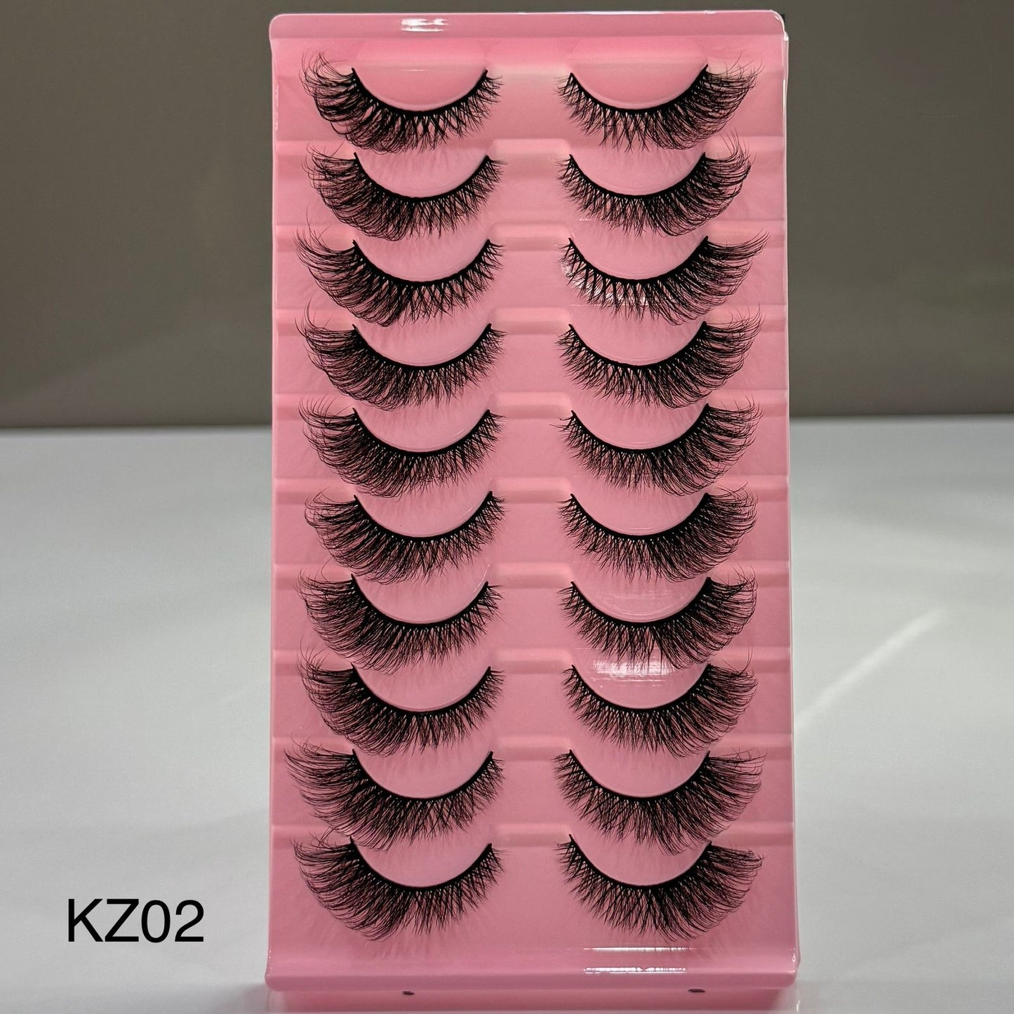 10 Pair Mink Eyelashes (KZ02)