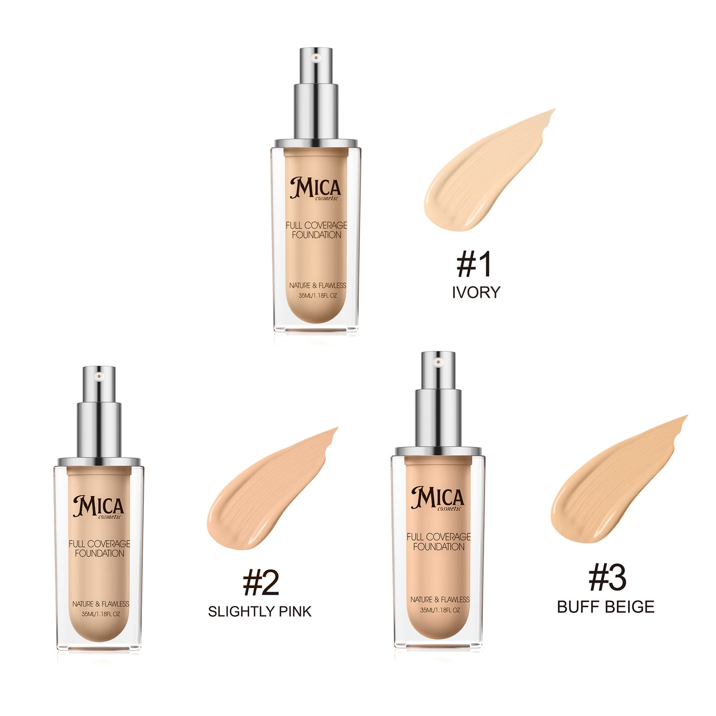 Mica Full Coverage Foundation #3