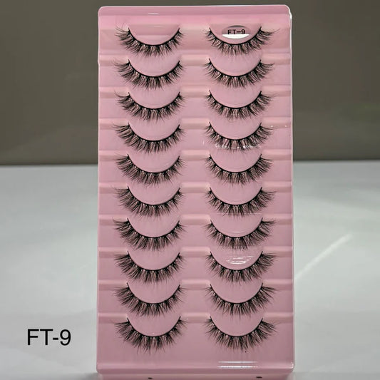 10 Pair Mink Eyelashes (FT-9)