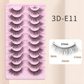10 Pairs EyeLashes (3D-E11)