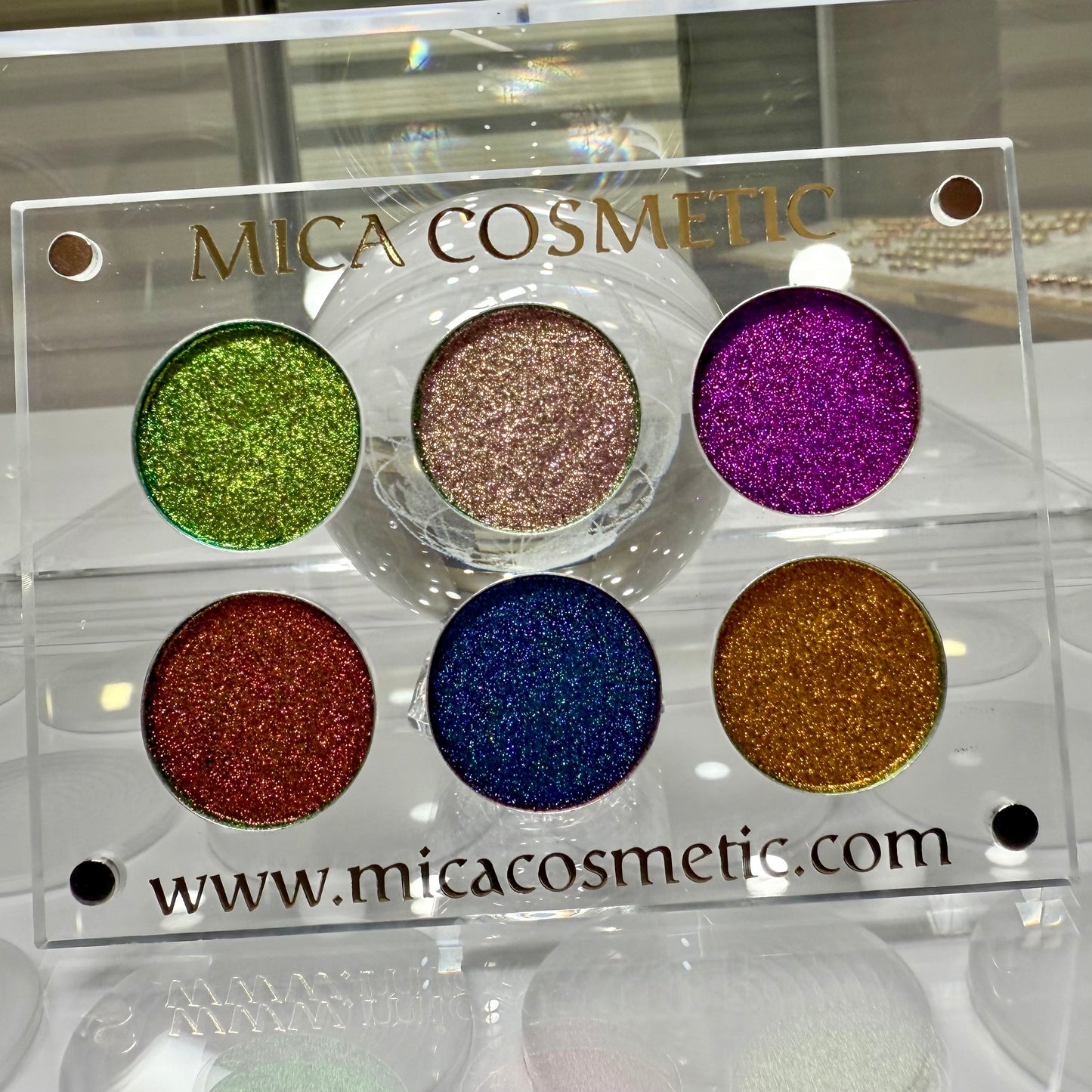 Mica Cosmetic 6in1 Multichrome Eyeshadow palette