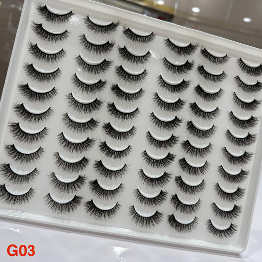 30 زوجًا من الرموش (G03)