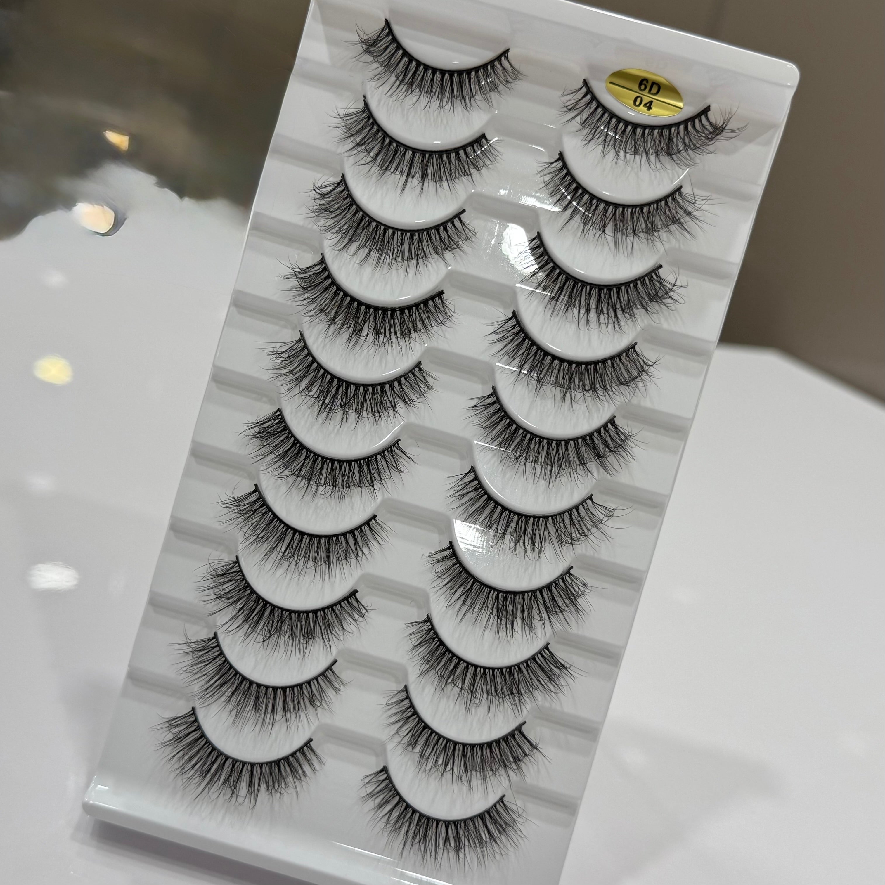 10 Pairs EyeLashes (6D04)