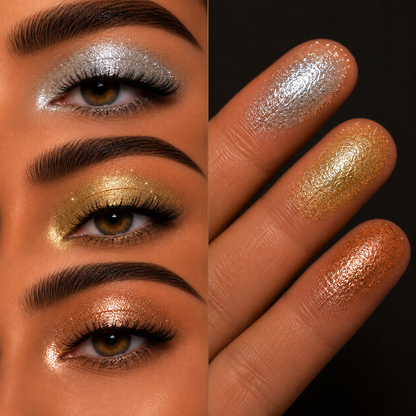 3in1 Diamond pearl Pressed palette
