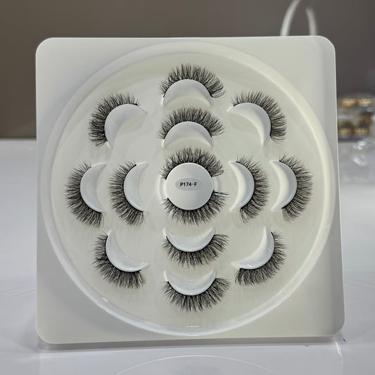7 Pair Lashes (P174-F)