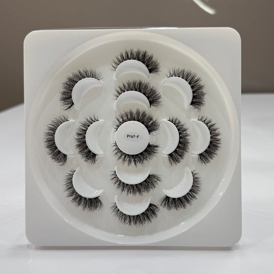 7 pair Eyelashes (P167-F)