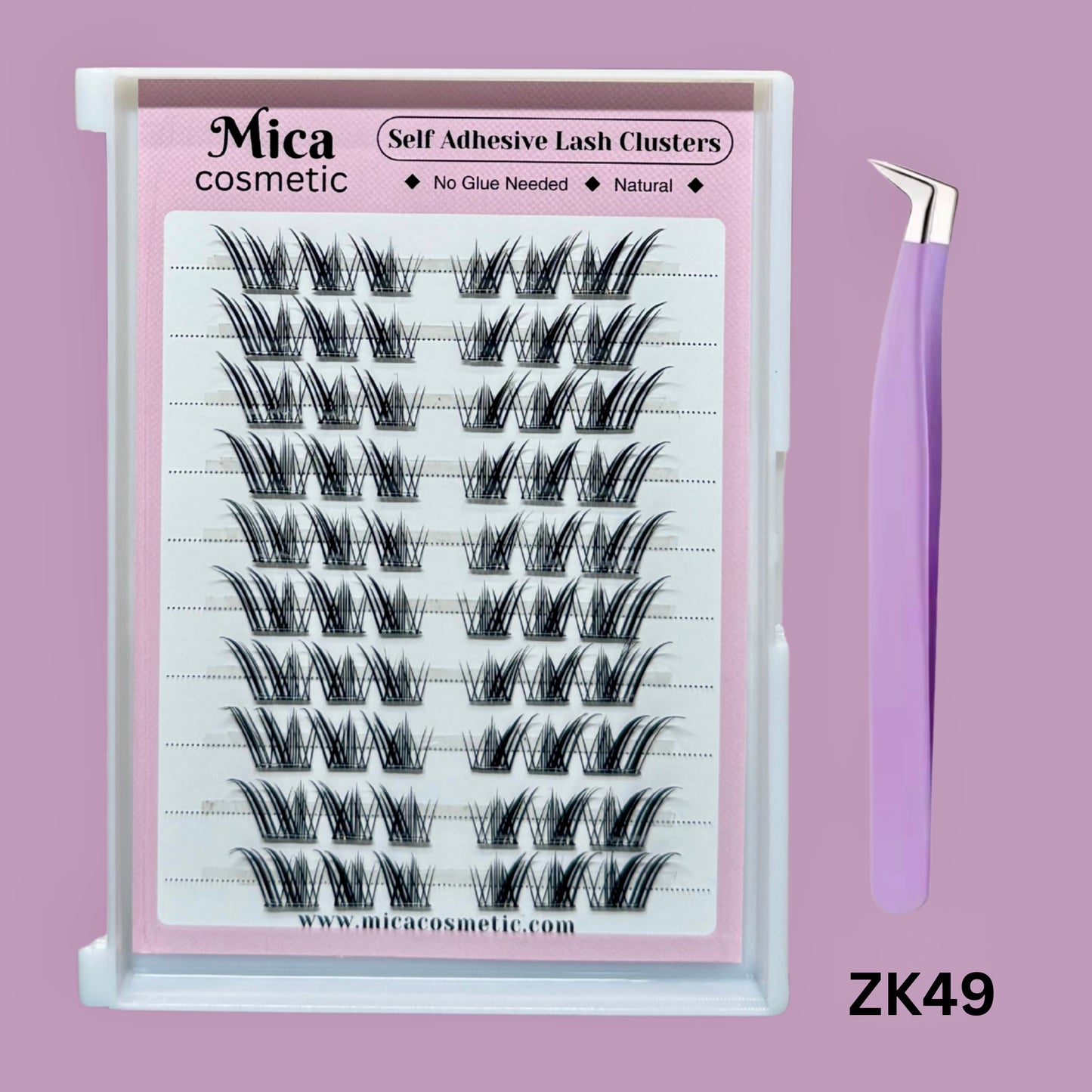 Cluster Lashes KZ04 (Self Adhesive)