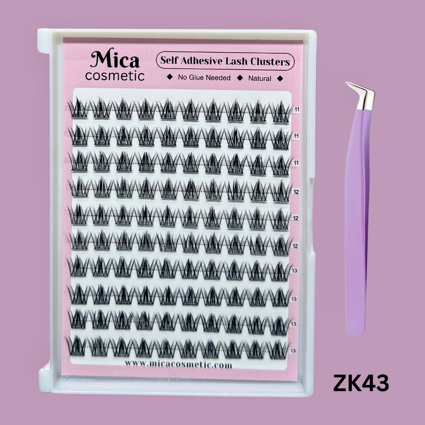 Cluster Lashes KZ43 (Self Adhesive)
