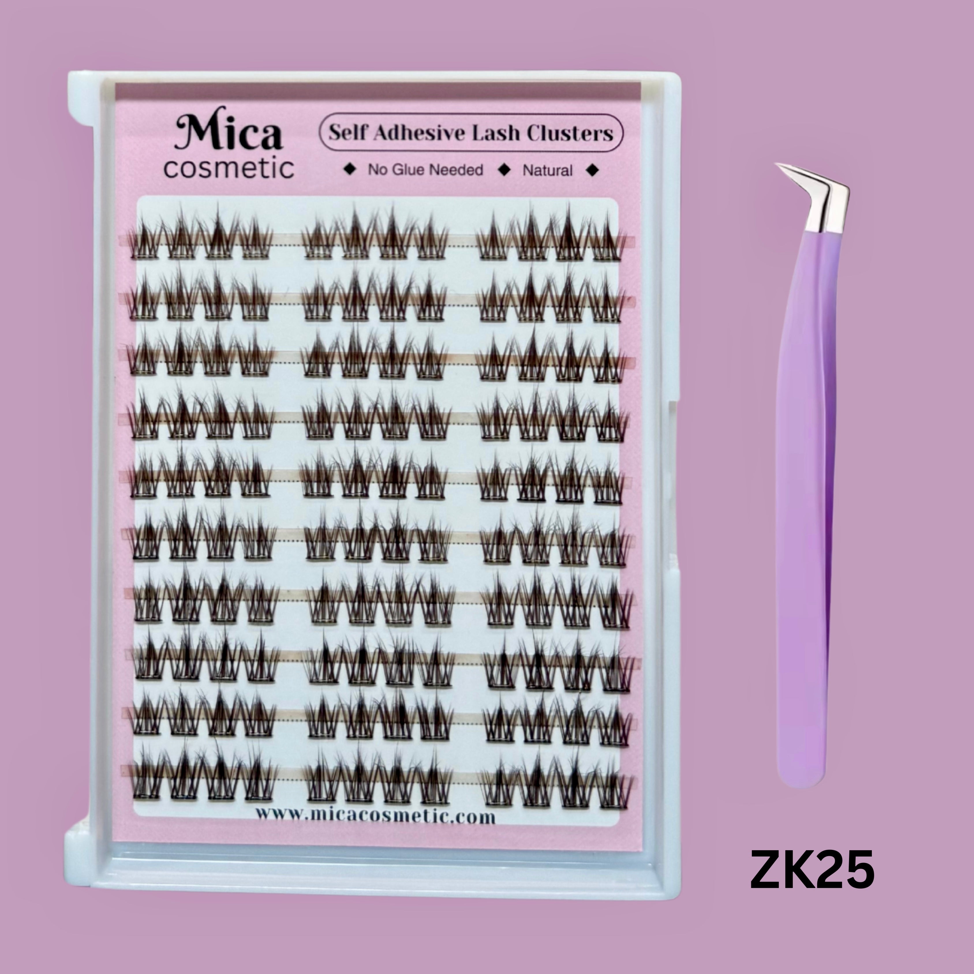 Cluster Lashes KZ25 (Self Adhesive)