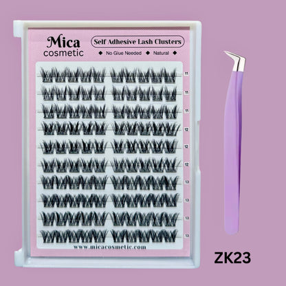 Cluster Lashes KZ23 (Self Adhesive)