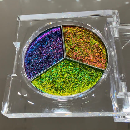 Multichrome pressed eyeshadow palette (1186)