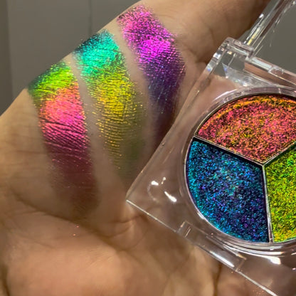 Multichrome pressed eyeshadow palette (1186)