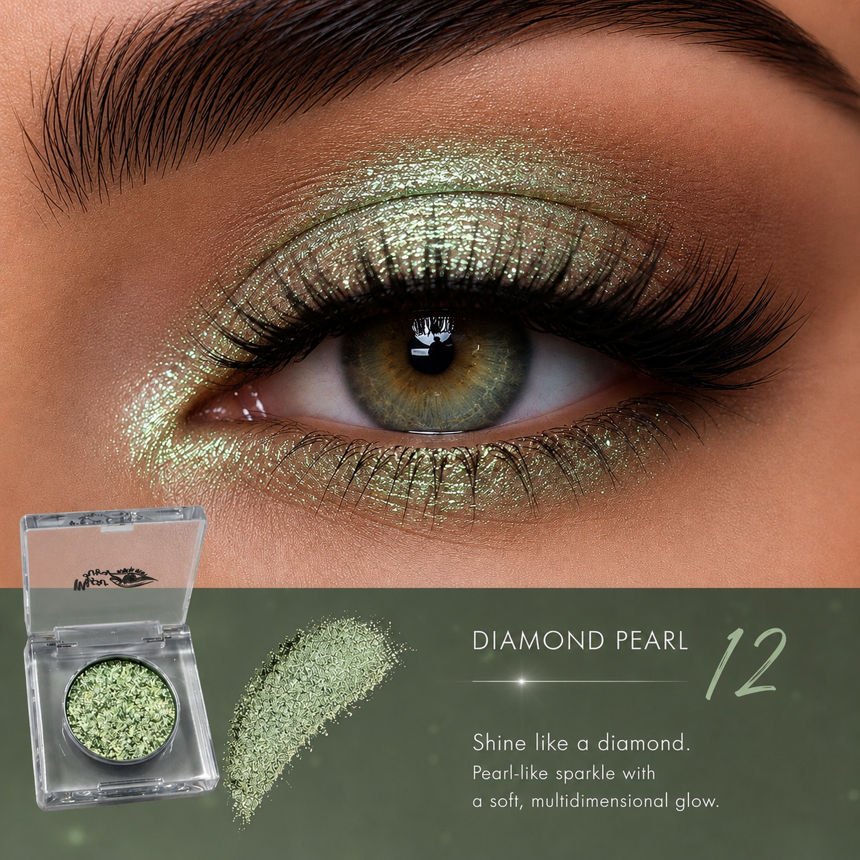 Diamond Pearl Pressed Eyeshadow No 12