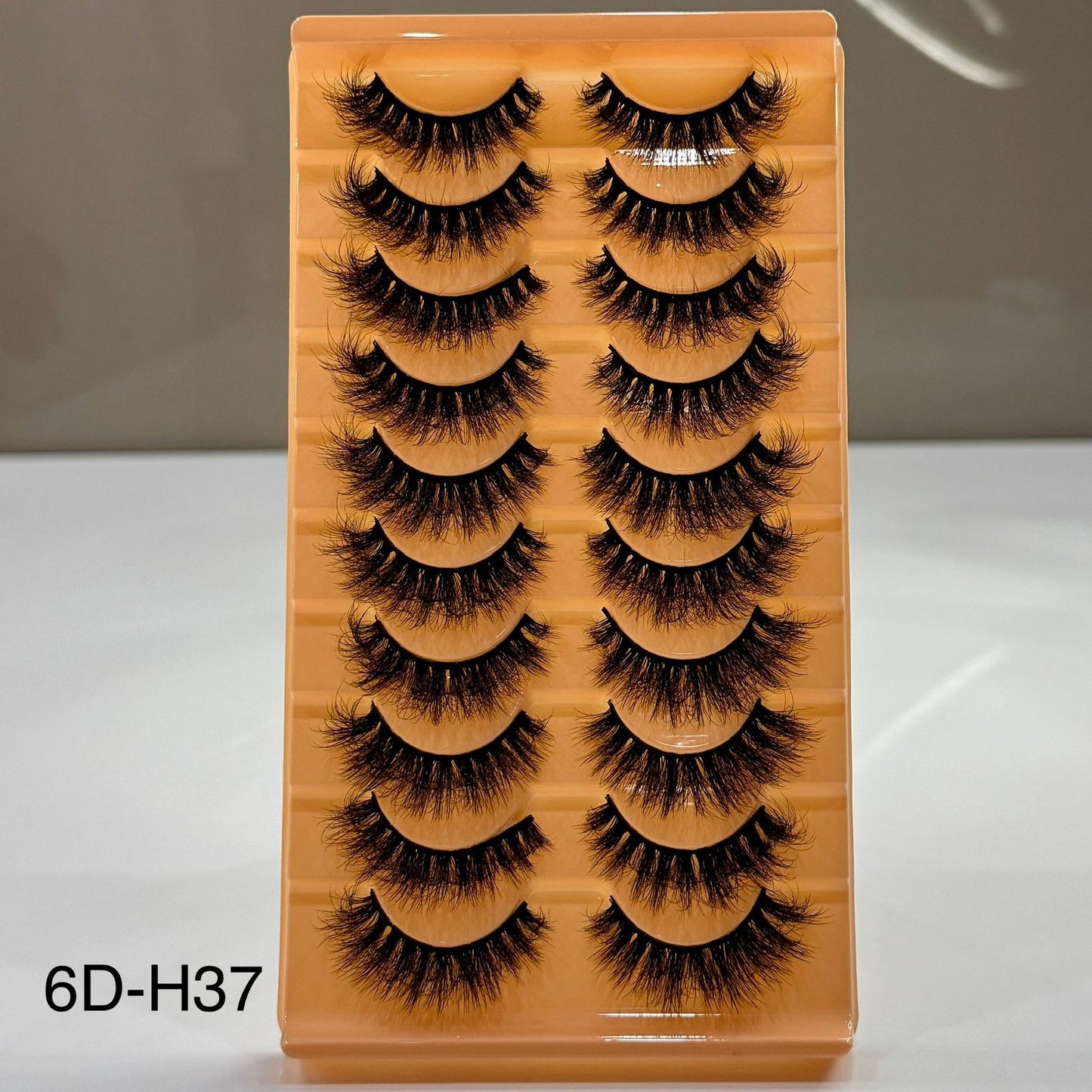 10 Pair Mink Eyelashes (6D-H37)