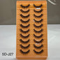 10 Pair Mink Eyelashes (5D-J27)
