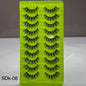 10 Pair Mink Eyelashes (5DK-06)