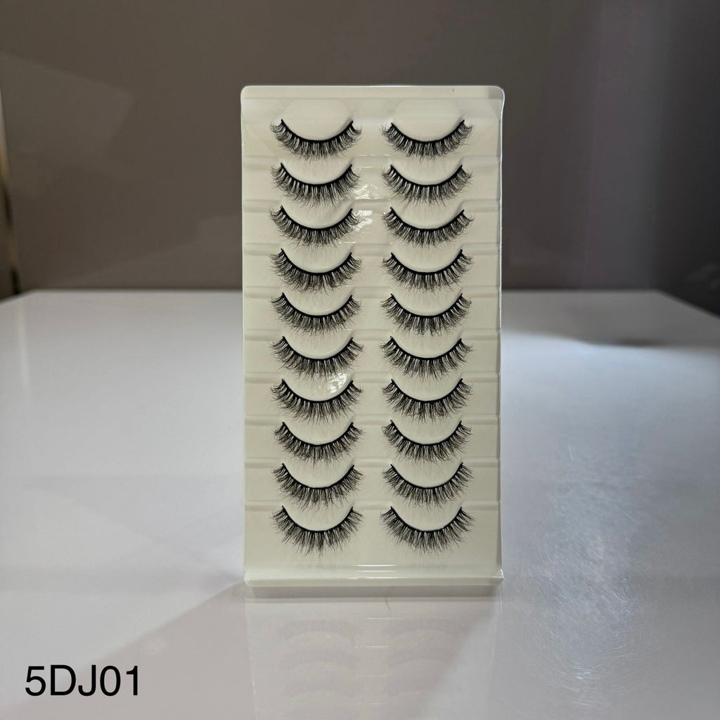 10 Pair Mink Eyelashes (5DJ01)
