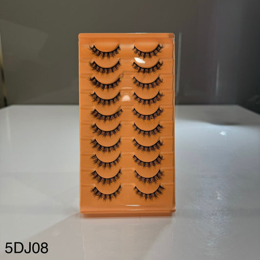 10 Pair Mink Eyelashes (5DJ08)