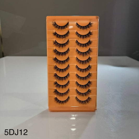 10 Pair Mink Eyelashes (5DJ12)