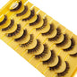 10 Pair Mink Eyelashes (6DH-G)