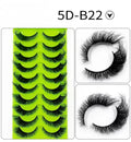 10 أزواج من رموش المنك (5D-B22)