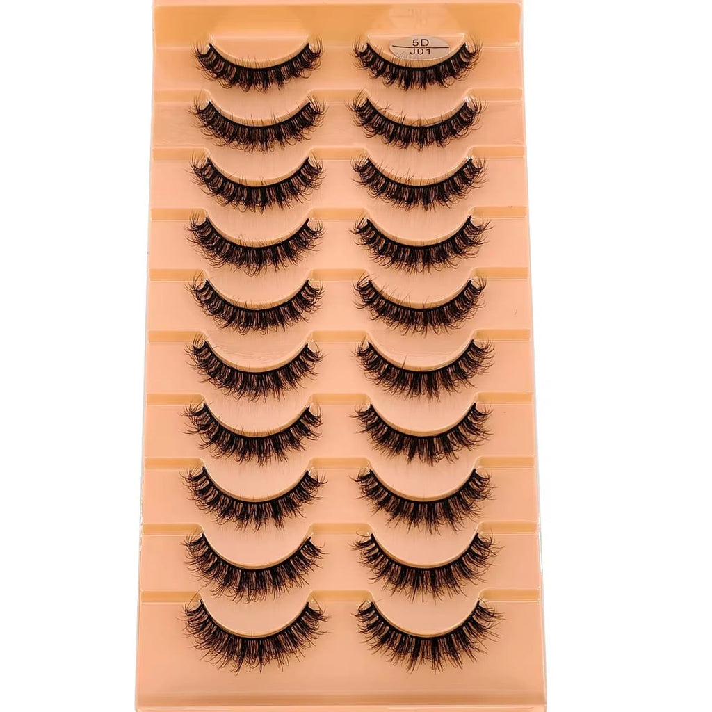 10 Pair Mink Eyelashes (5DJ01)